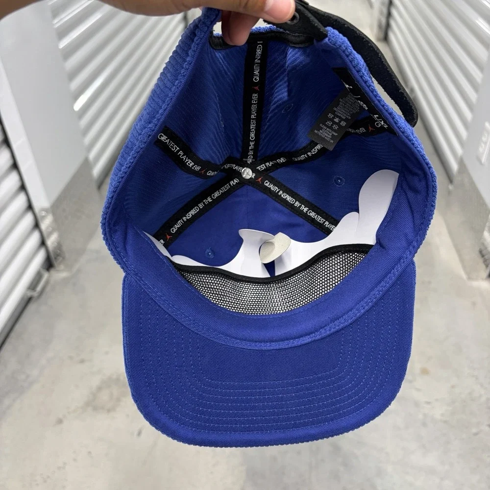 Nike Air Jordan Hat Men Corduroy Jumpman Strap Back Adjustable Cap NWT Size L-XL
